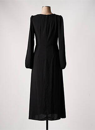 Rochie lungă mâneci lungi mâneci lungi negru KILKY femeie