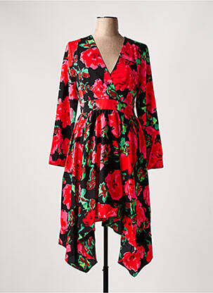 Rochie midi roșu DAPHNEA femeie