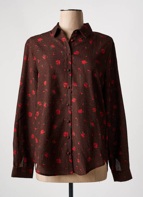 Cămașă maro KILKY femeie