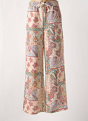 Pantalon larg portocaliu TOXIK3 femeie