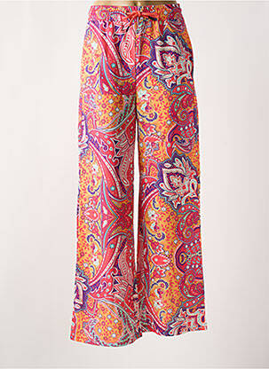 Pantalon larg portocaliu TOXIK3 femeie