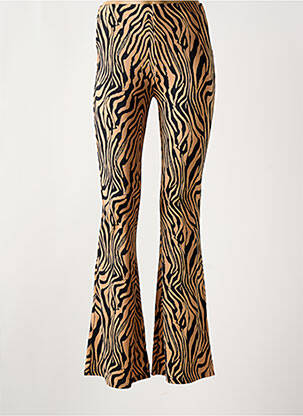 Pantalon evazat bej BY SWAN femeie