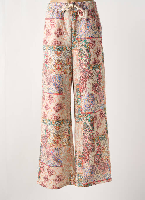 Pantalon larg portocaliu TOXIK3 femeie