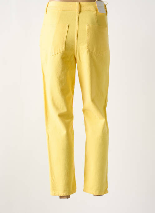 Blugi cu croială dreaptă galben MISS BON femeie