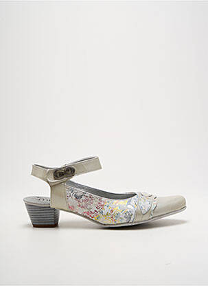 Pantofi cu toc gri UN TOUR EN VILLE femeie