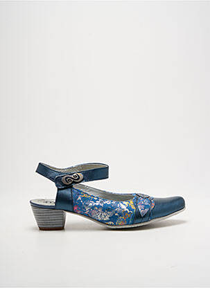 Pantofi cu toc albastru UN TOUR EN VILLE femeie