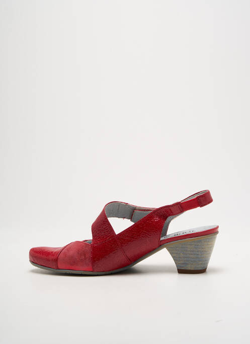 Pantofi cu toc roșu UN TOUR EN VILLE femeie