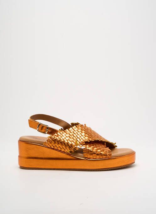 Sandale/Pantofi decupați portocaliu COCO ET ABRICOT femeie