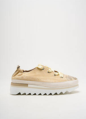 Adidași toc platformă toc de 4 la 6 cm bej SOFTWAVES femeie
