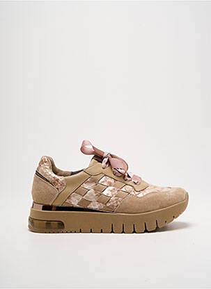 Adidași toc platformă toc de 4 la 6 cm bej SOFTWAVES femeie