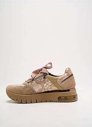 Adidași toc platformă toc de 4 la 6 cm bej SOFTWAVES femeie