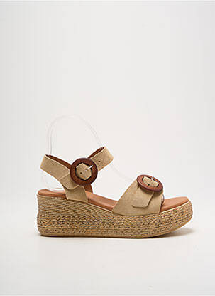 Sandale/Pantofi decupați bej EVA FRUTOS femeie