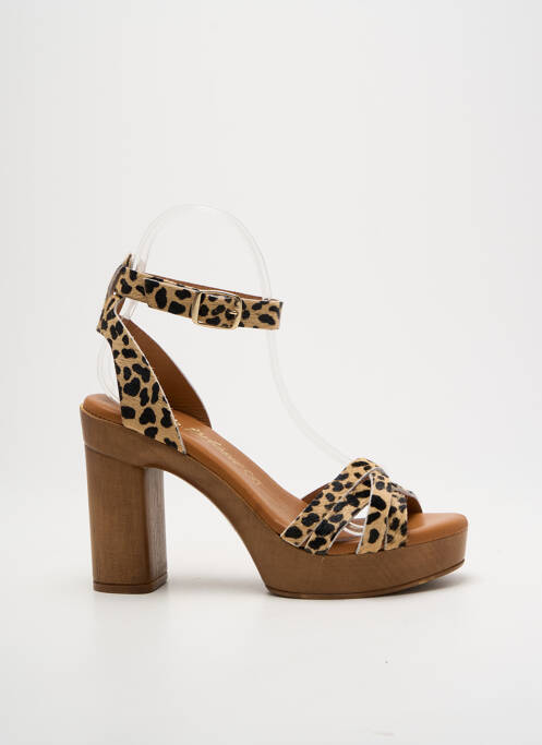 Sandale/Pantofi decupați bej CARLA TORTOSA femeie