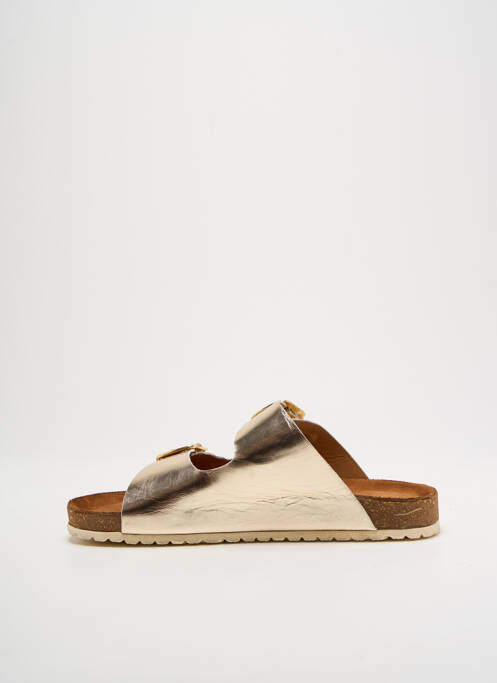 Mulete/Saboți auriu NALAÏM femeie