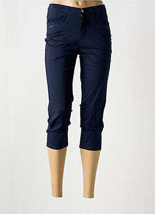 Pantalon trei sferturi albastru I.QUING femeie