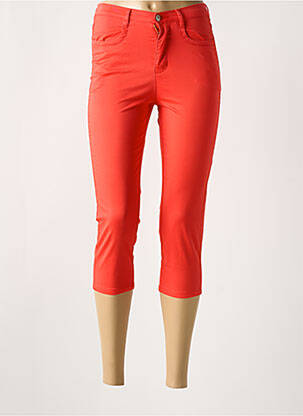 Pantalon trei sferturi elasticitate portocaliu I.QUING femeie