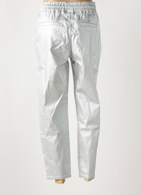 Pantalon slim argintiu TOXIK3 femeie