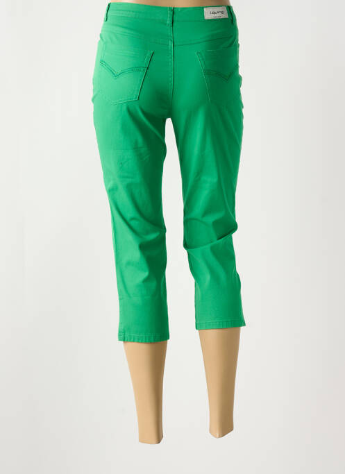 Pantalon trei sferturi verde I.QUING femeie