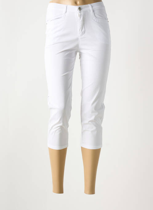 Pantalon trei sferturi alb I.QUING femeie