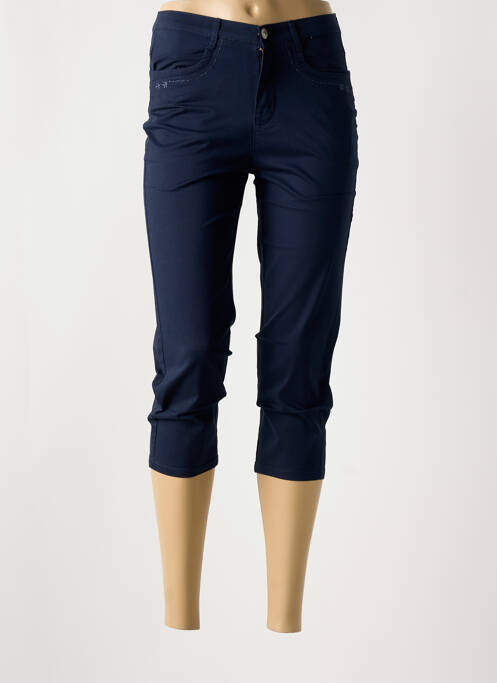 Pantalon trei sferturi albastru I.QUING femeie