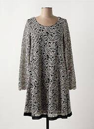 Rochie midi mâneci lungi mâneci lungi negru CHOKLATE femeie