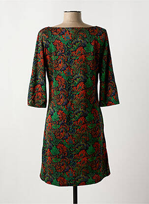Rochie scurtă mâneci 3/4 mâneci 3/4 verde VEGA'S femeie