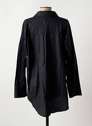 Cămașă croială dreaptă mâneci lungi negru UNIKA femeie