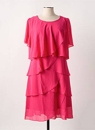 Rochie midi roz FLOWER BY CHARM'S femeie