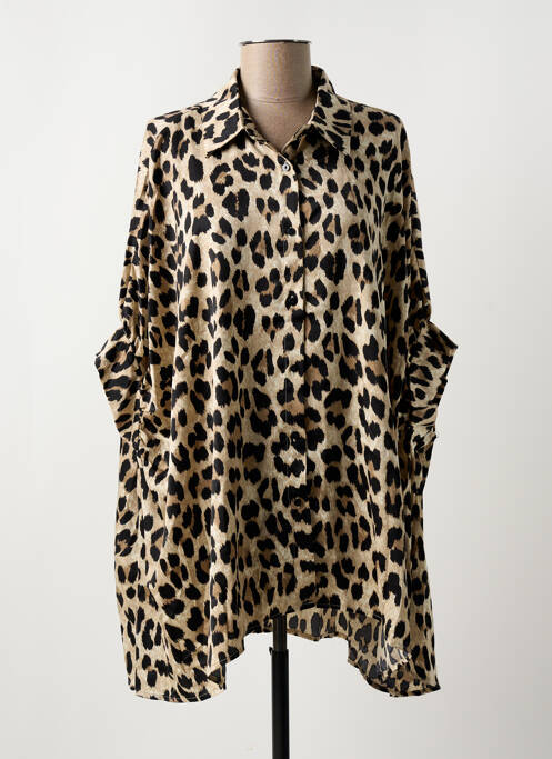 Tunică mâneci lungi bej JS MILLENIUM femeie