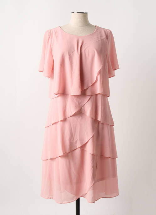 Rochie midi roz deschis FLOWER BY CHARM'S femeie