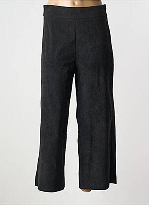 Pantalon evazat croială evazată negru HIPPOCAMPE femeie