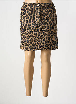 Fustă scurtă bej ATELIER EVÈNE femeie