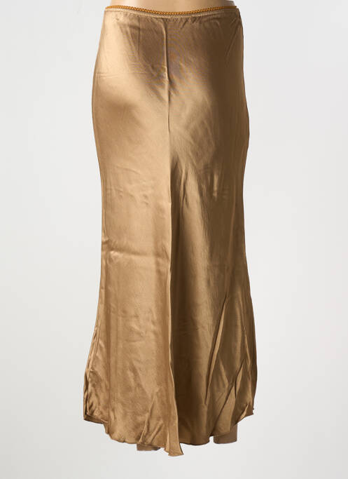 Fustă lungă auriu IZZY femeie