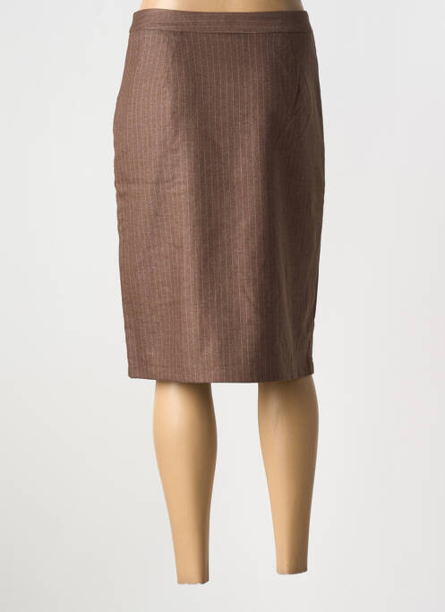 Fustă midi maro LULUMARY femeie