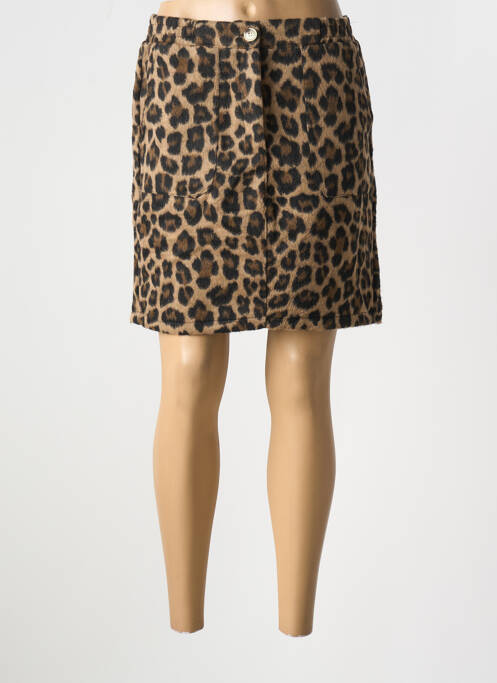 Fustă scurtă bej ATELIER EVÈNE femeie