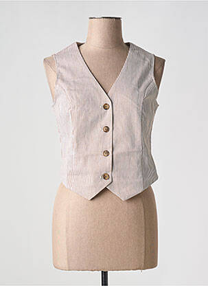 Vestă fără mâneci bej LULUMARY femeie