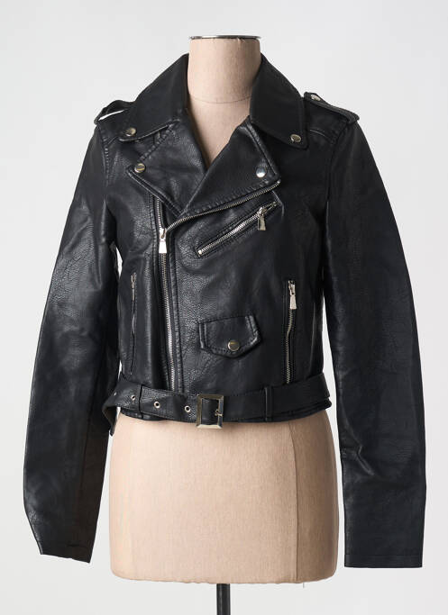 Geci din piele ecologică negru L'OLIVE VERTE femeie