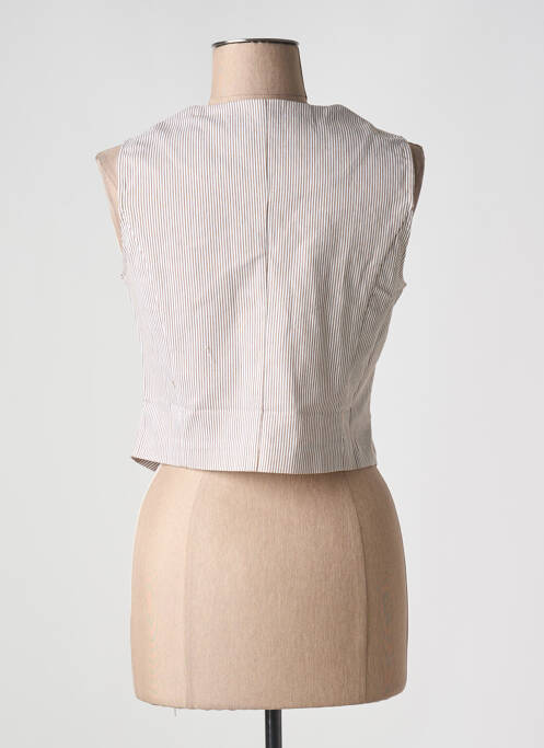 Vestă fără mâneci bej LULUMARY femeie