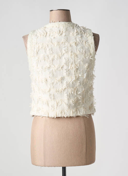 Vestă fără mâneci bej ELLI WHITE femeie