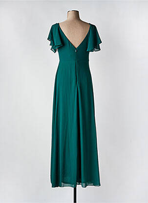 Rochie lungă mâneci scurte mâneci scurte verde CHARM'S femeie