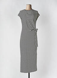 Rochie lungă mâneci scurte mâneci scurte negru DROLE DE COPINE femeie