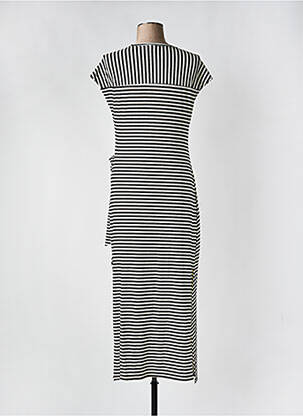 Rochie lungă mâneci scurte mâneci scurte negru DROLE DE COPINE femeie