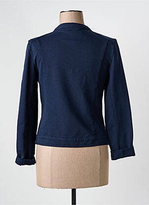 Jachete casual guler rotund albastru EMPORIUM femeie