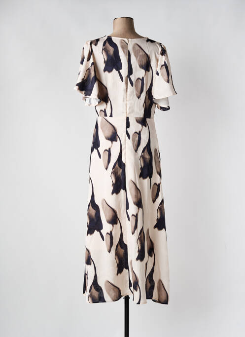 Rochie lungă bej ELLI WHITE femeie