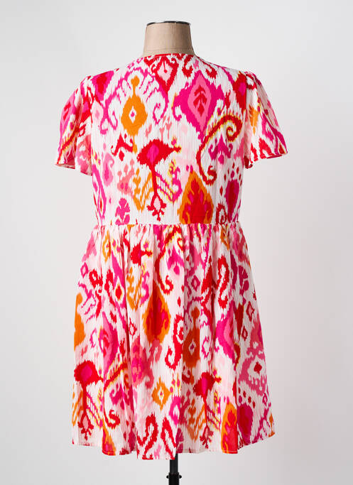 Rochie scurtă roz PAPILLONNE femeie