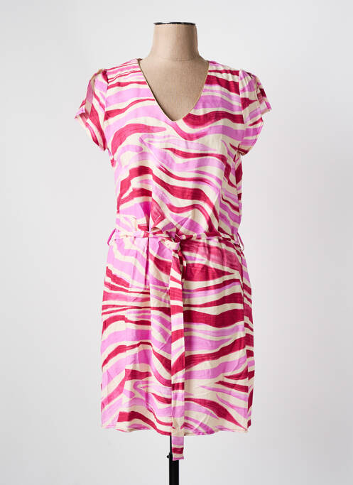 Rochie midi roz EMMA ELLA femeie