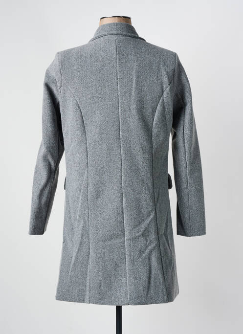 Palton lung gri JOLIFLY & JUSTINE Y femeie