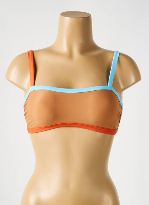 Sutien de costum de baie elasticitate top bentiță portocaliu PILZER femme