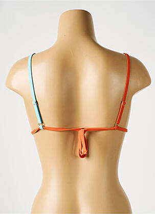 Sutien de costum de baie elasticitate top triunghiuri maro PILZER femeie