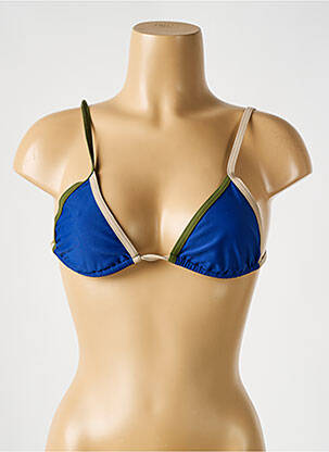 Sutien de costum de baie elasticitate top triunghiuri albastru PILZER femeie